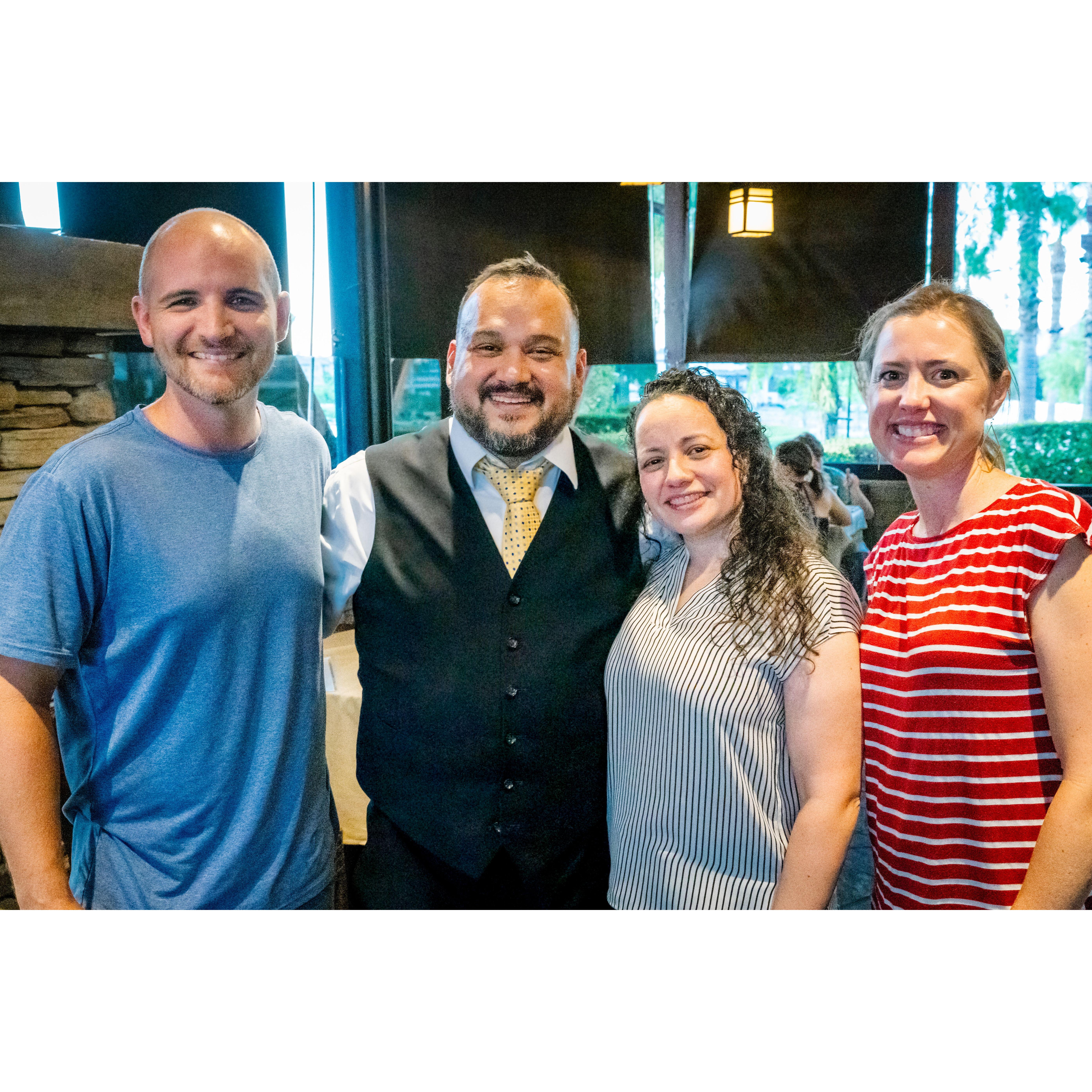 Our church friends Katie and Daniel. I've known Katie for 20 years!