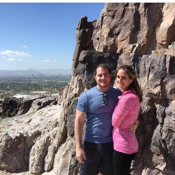 First picture together, taken in Arizona