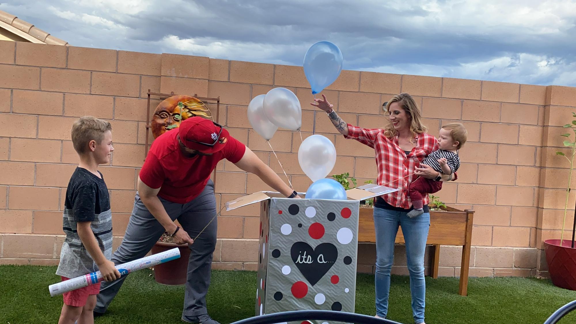 Gender Reveal for our Liam Michael 💙