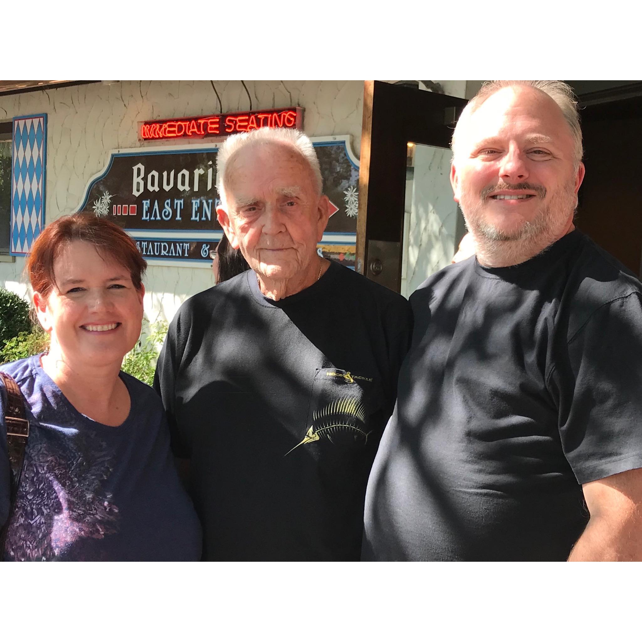 With Dad in Frankenmuth, MI