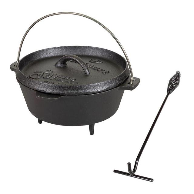 Stansport Pre-Seasoned Cast Iron Dutch Oven