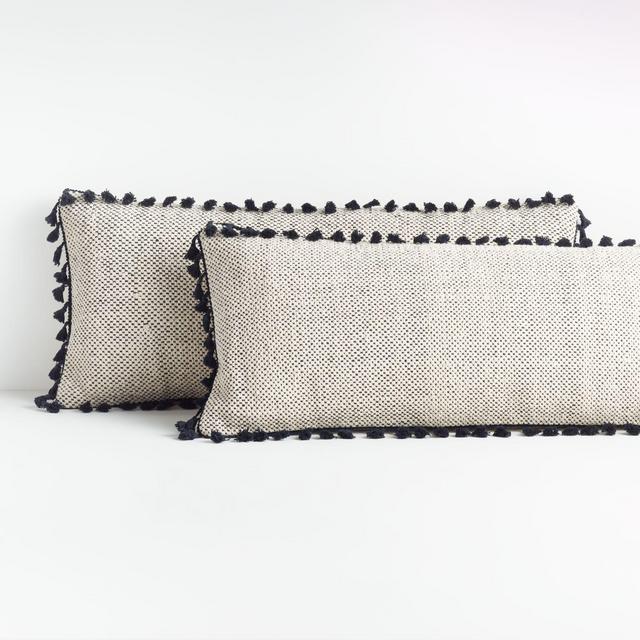 Ari Tassel Pillows 28"x12", Set of 2