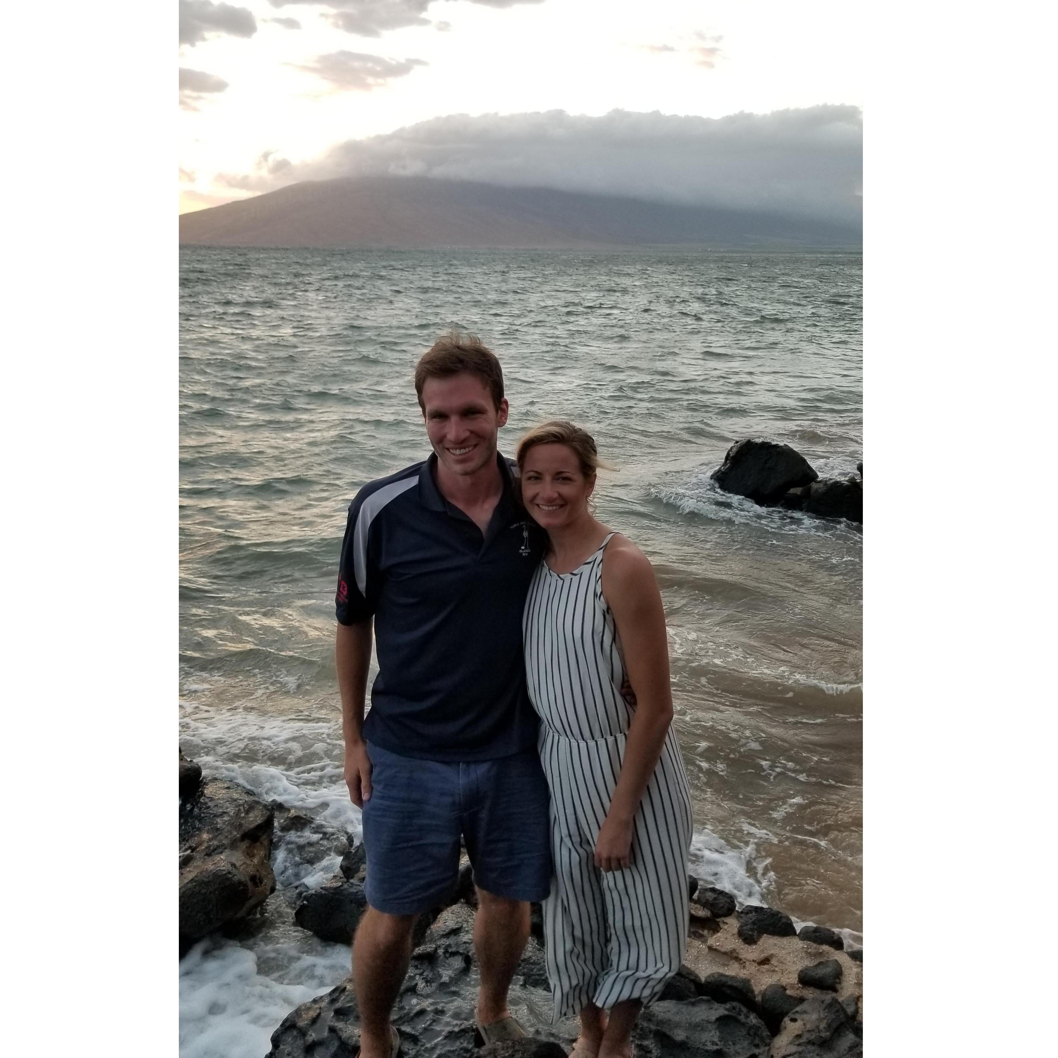 First of many sunsets together.