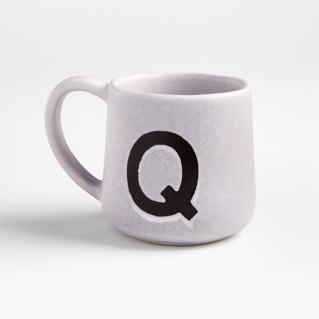 "Q" Monogrammed Mug