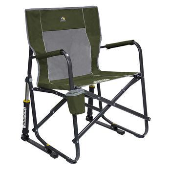 GCI Outdoor Freestyle Rocker Rocking Camp Chair, Indigo