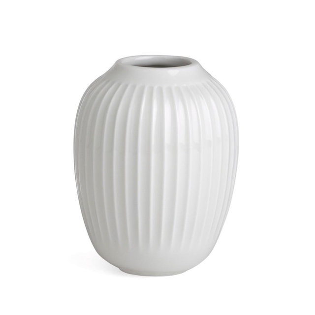 Hammershoi Vase, White, 4.1 " x 3.3"