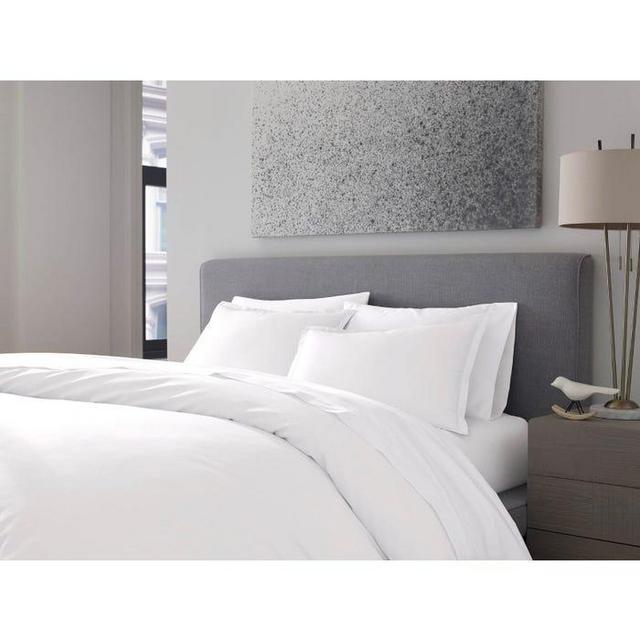 Percale Queen Sheet Set in White