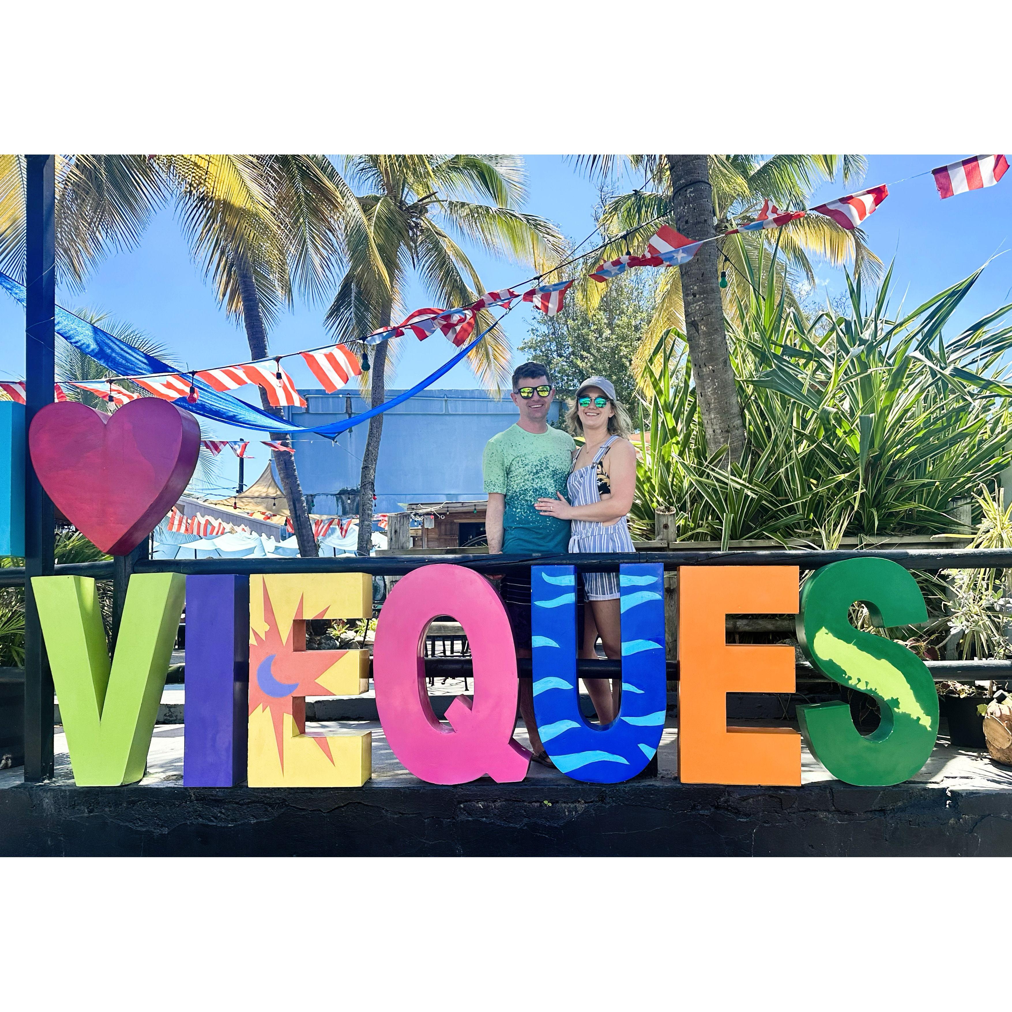 Brent proposed on Vieques Island, Puerto Rico