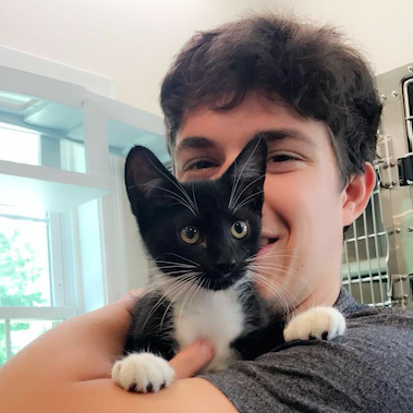 Our first fur baby, Wylie!