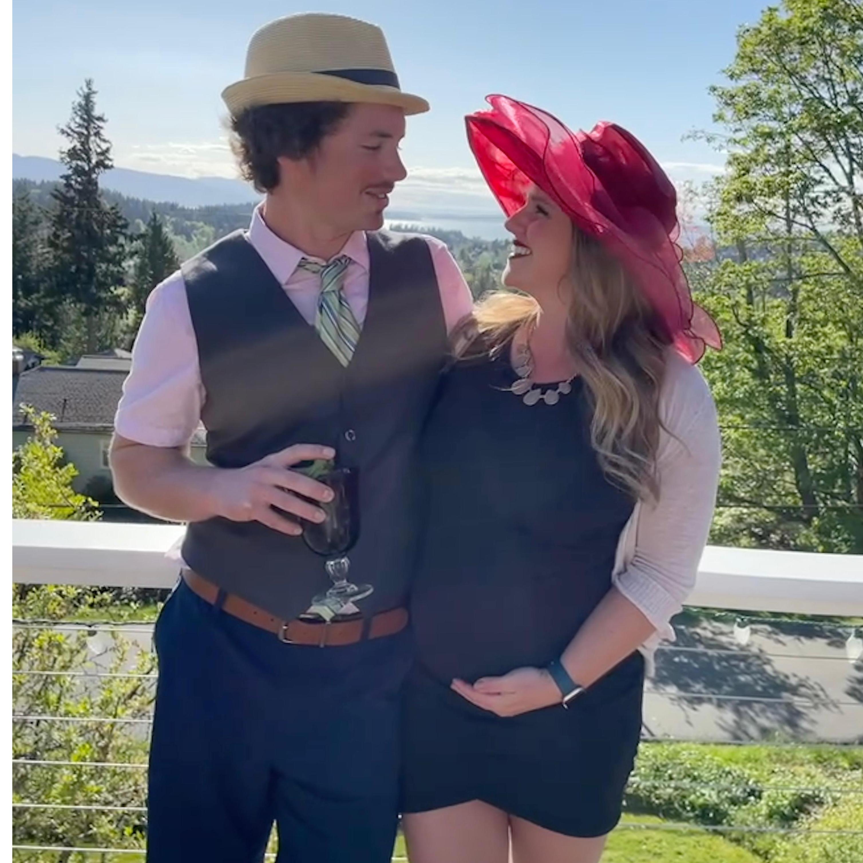 Getting dressed up for the Kentucky Derby