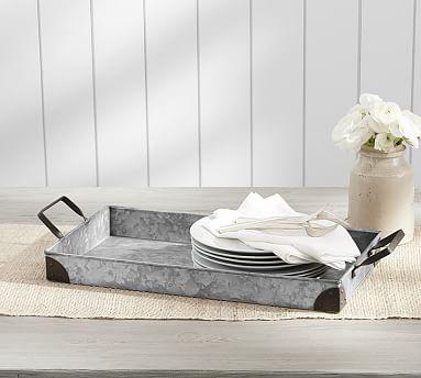 Galvanized Tray, Large