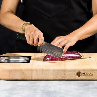 Damascus Steel Nakiri Knife