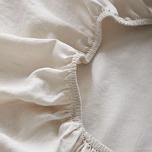 European Linen Sheet Set, King "Sand"