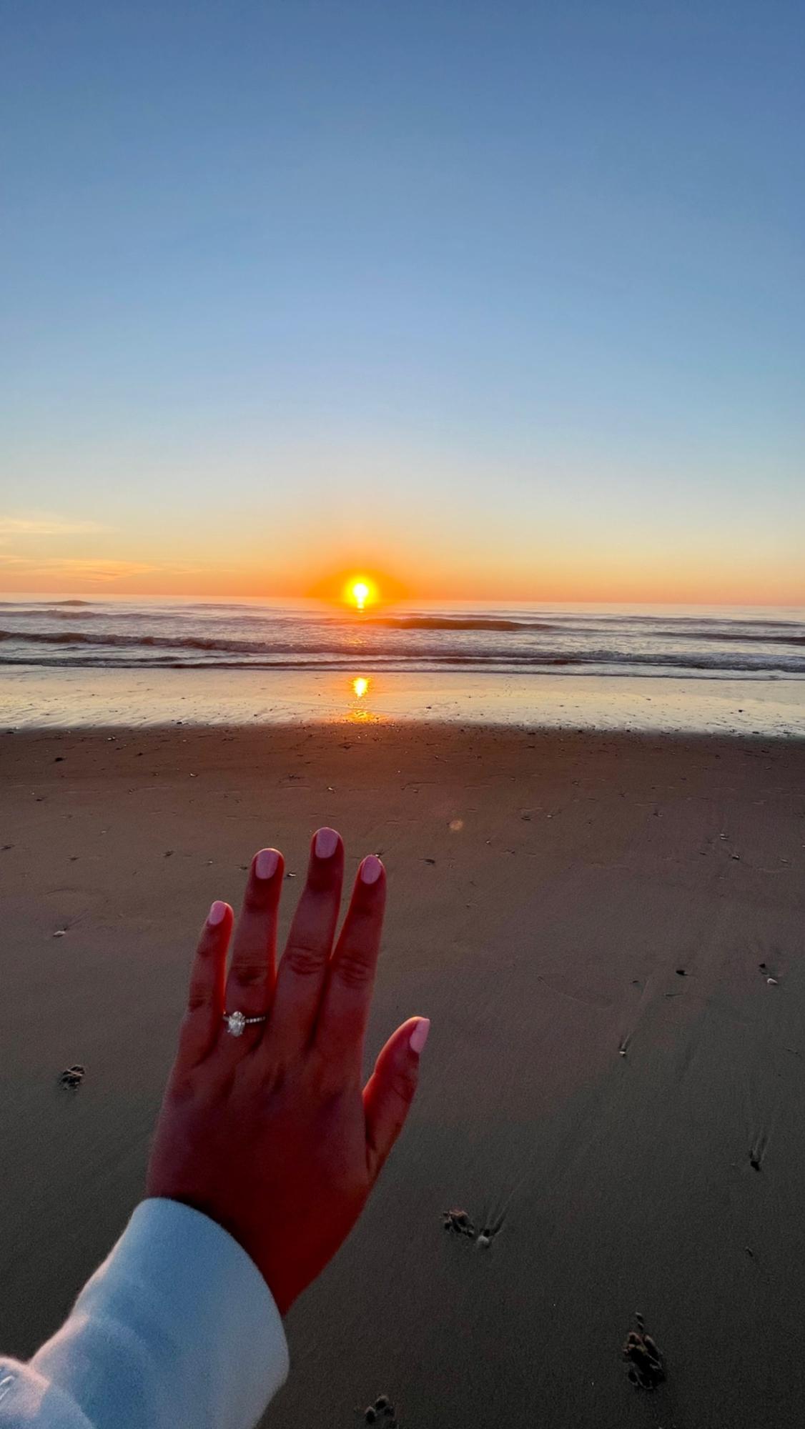 Sunrise morning beach walk in OBX!