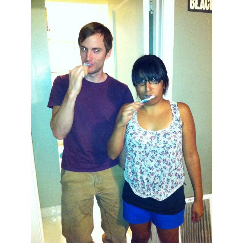 Devin lived in his van and used to brush his teeth in my apartment