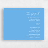 Blue Wedding Enclosure - Bow Bridge