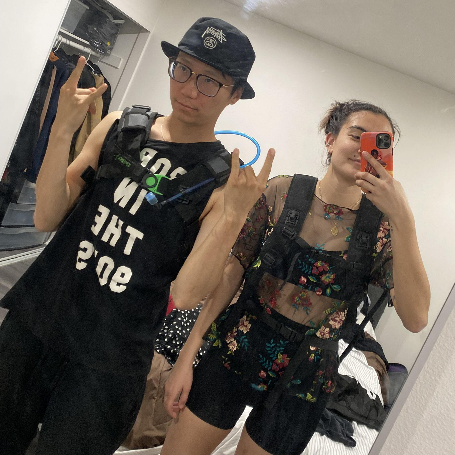 Before our first music festival (we went to Coachella) - April 2022
