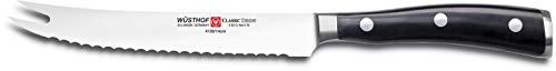 WÜSTHOF 4136-7 CLASSIC IKON Precision Forged High-Carbon StainlessSteel German Made, 5" Toma, 5" Tomato Knife Full-Tang Handle with Half Bolster