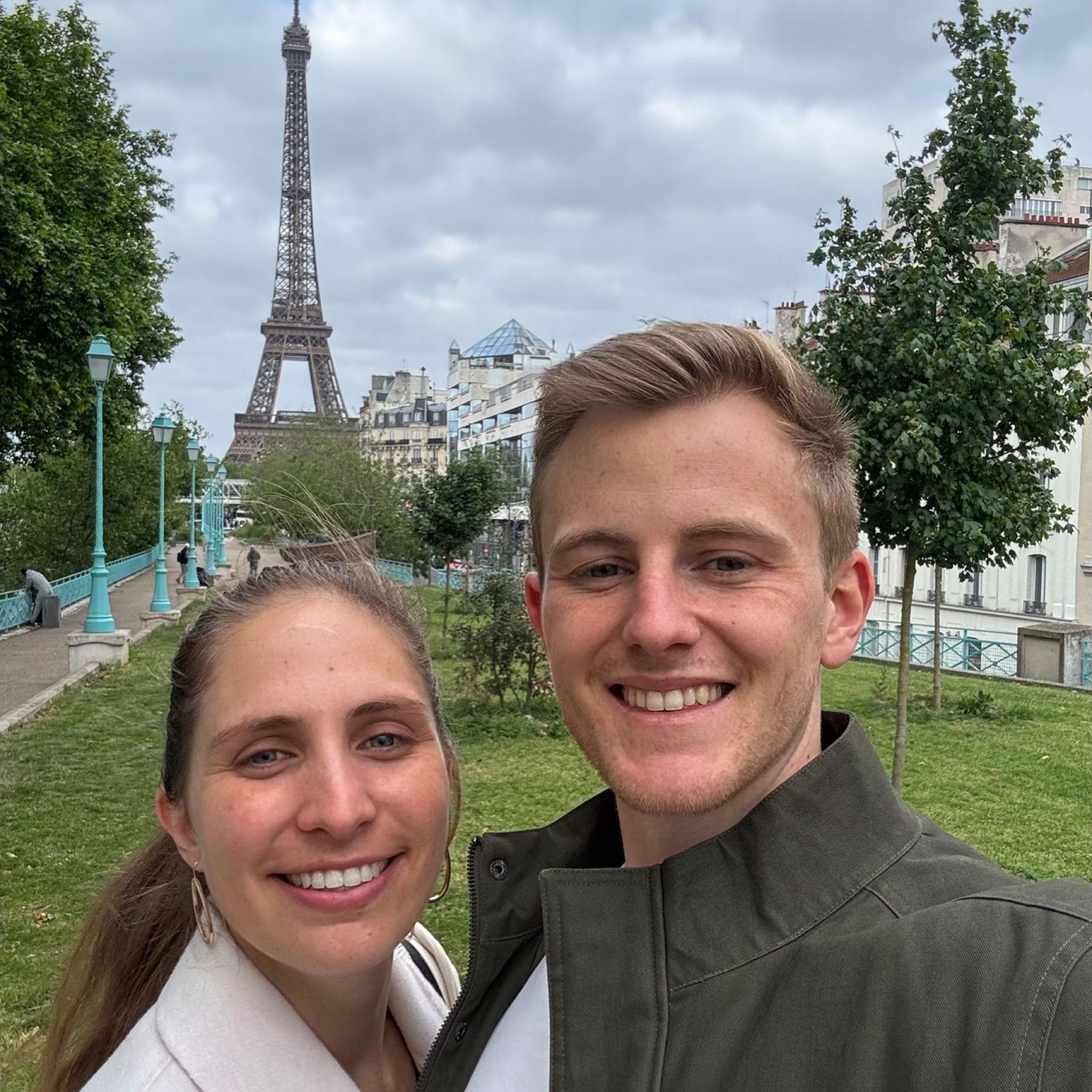 Paris 2025 - Eiffel tower after Fiona's conference