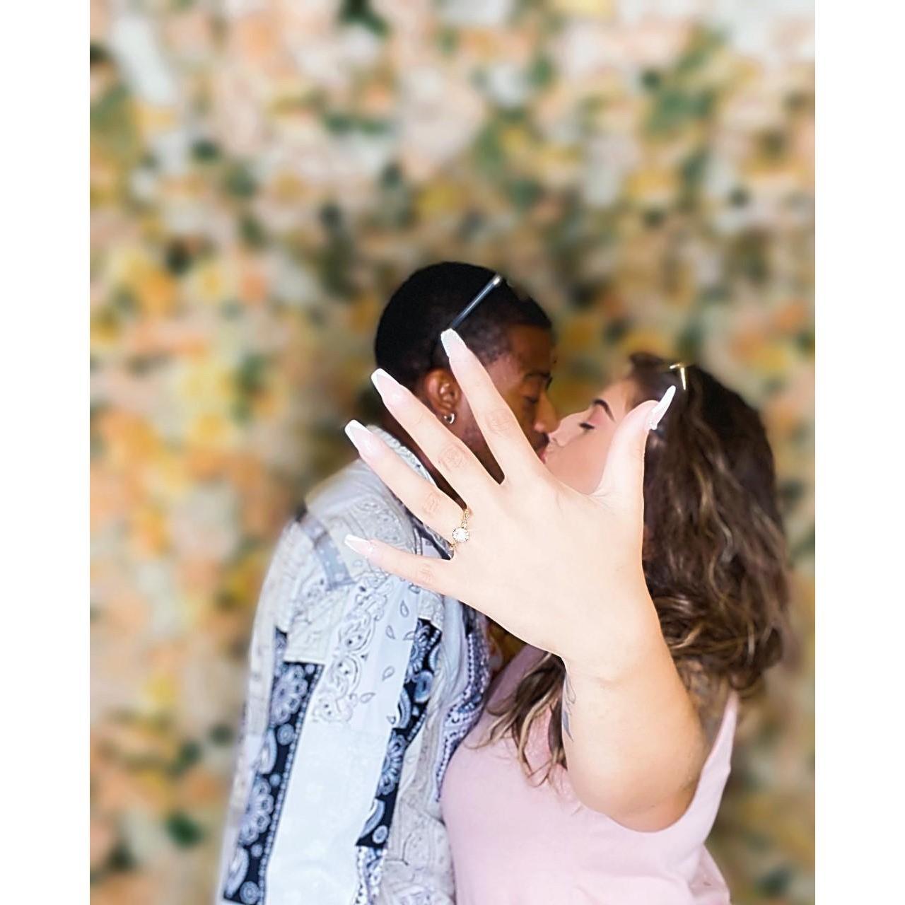 she said YES!