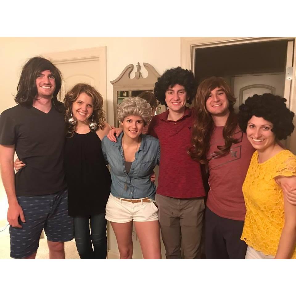 Fun with friends at the Weber's house!