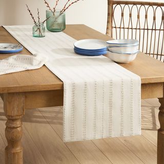 Leno Weave Reversible Table Runner