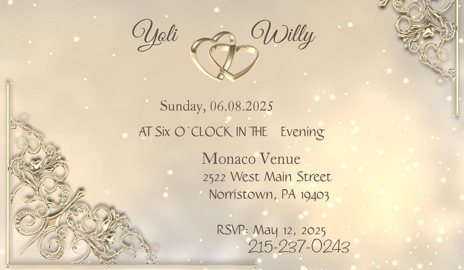 The Wedding Website of Yolanda Delgado and Willy Ortega