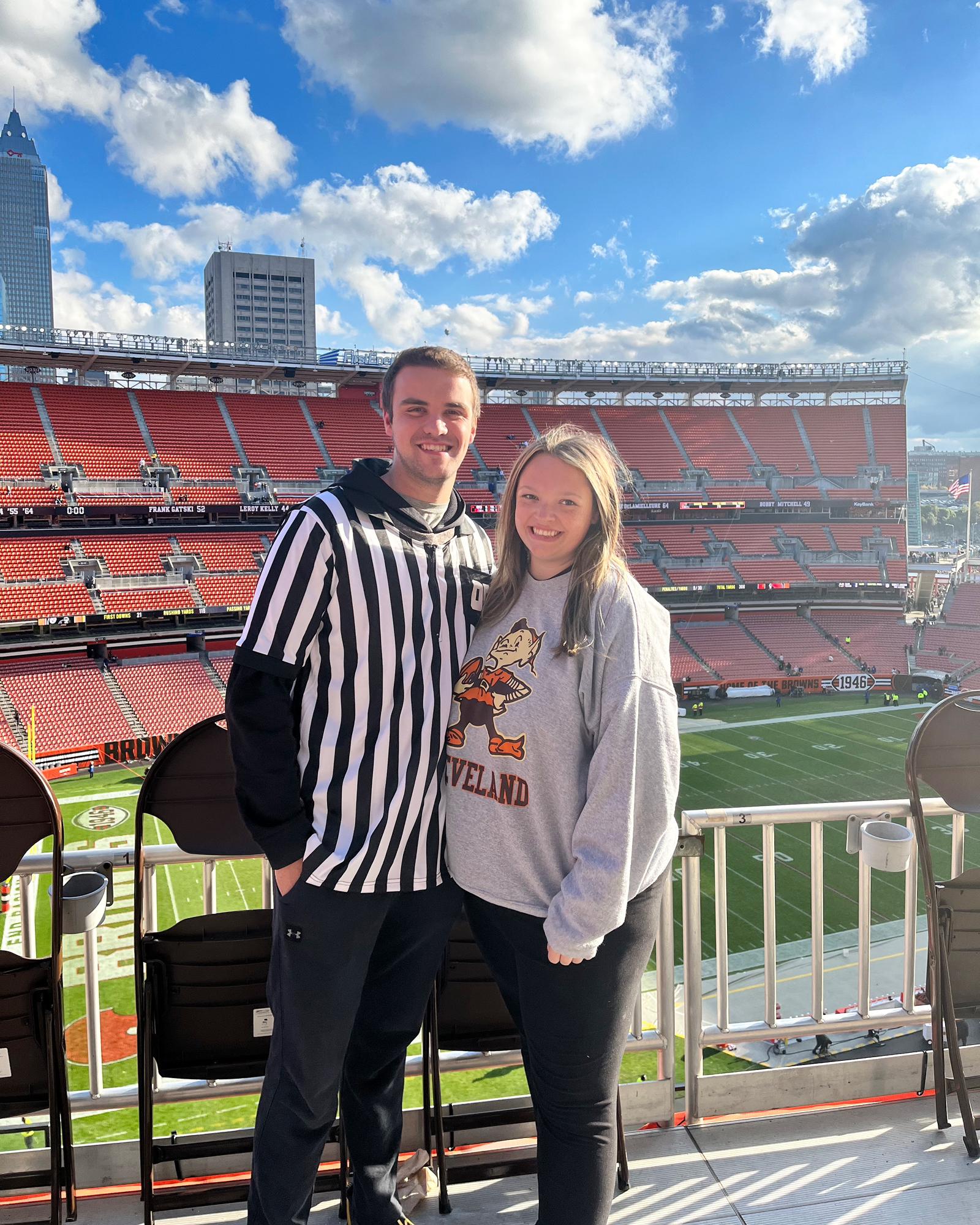 Browns/Steelers game in 2021.
