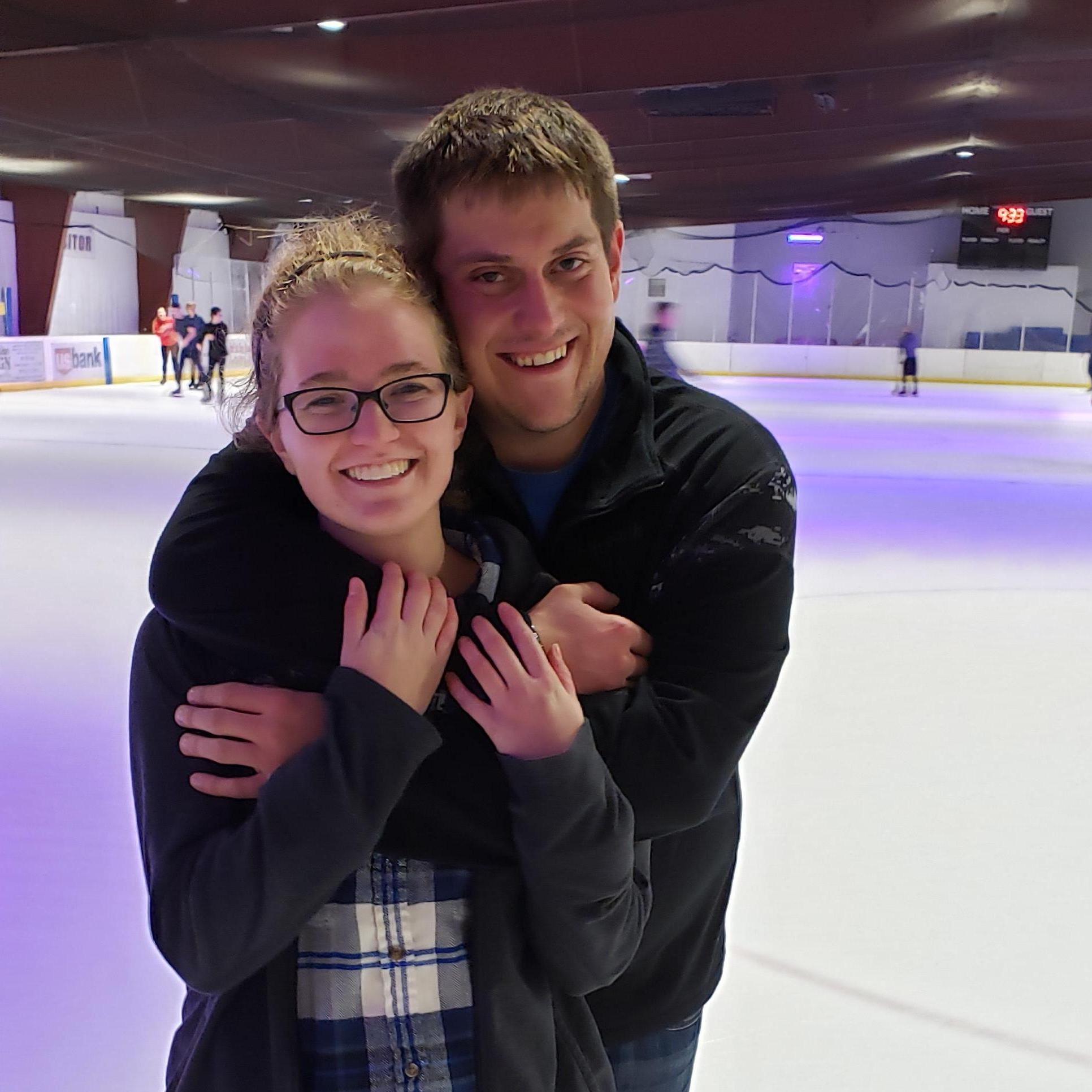 We spend a lot of time at the ice rink! Cameron plays hockey so naturally we are there a lot.