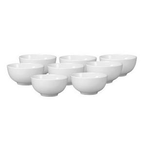 Oneida® Chef's Table Porcelain Dessert Bowls 14oz White - Set of 8