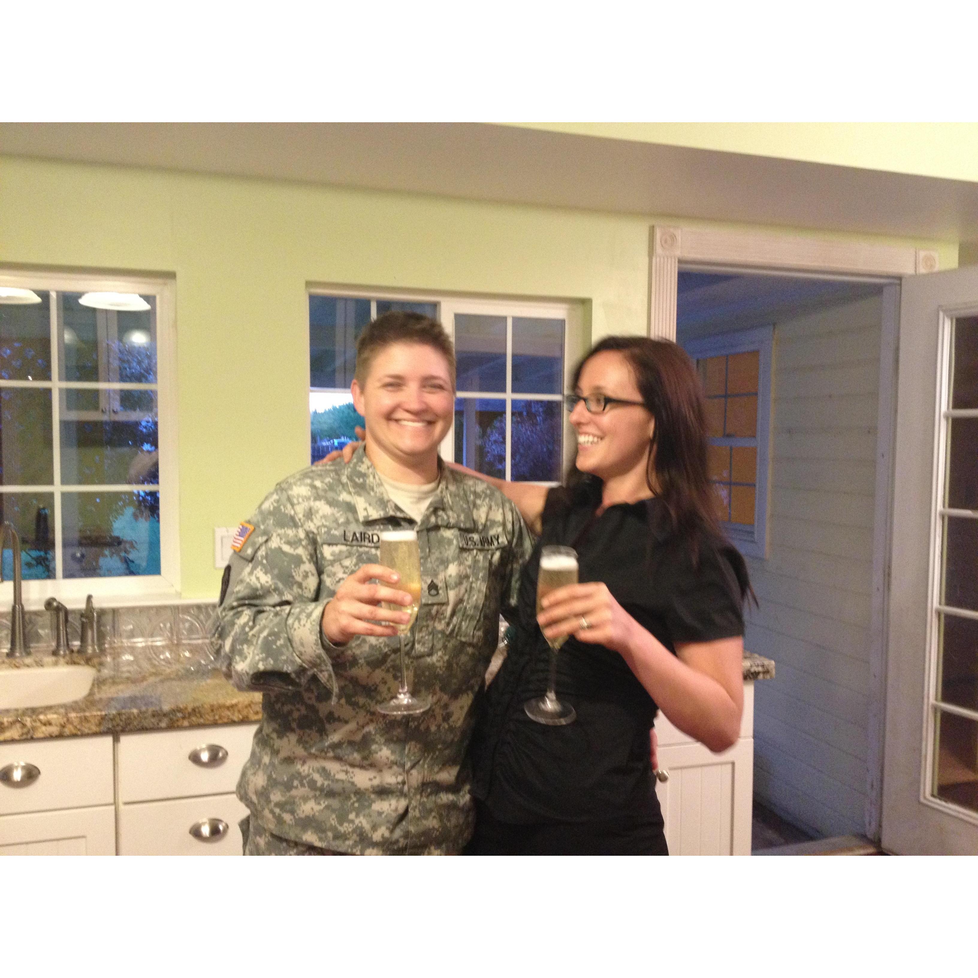We bought a house! Cheers! - 2012