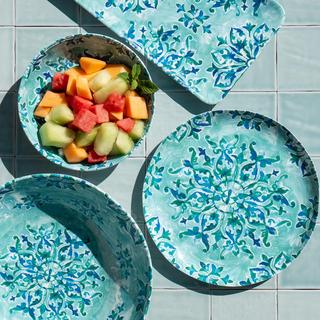 Côte D'Azur Melamine Salad Plate, Set of 6