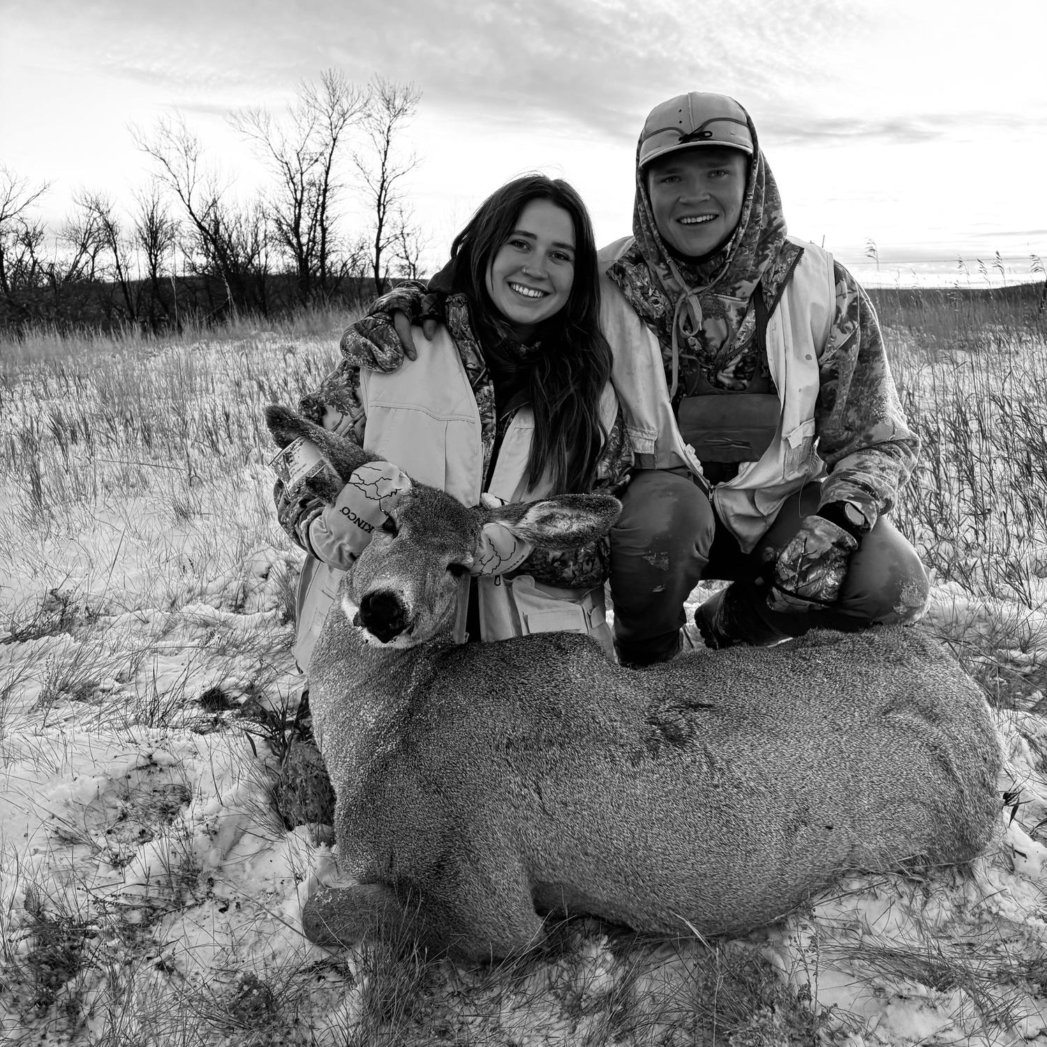 the day maraleigh thought they were getting engaged and also her first deer! 11.08.25