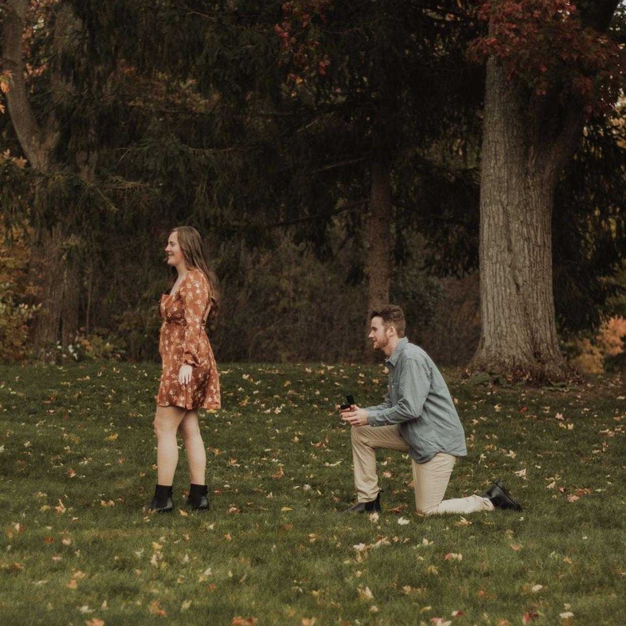 Jarred pops the question! October 2023