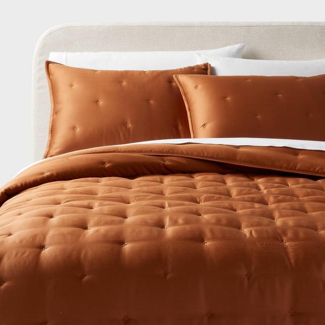 Full/Queen TENCEL™ Comforter and Sham Set Copper - Threshold™