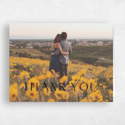 Black Wedding Thank You - Hodgson Photo