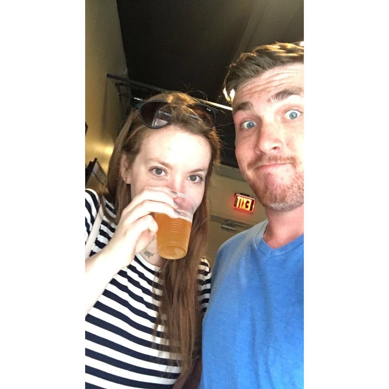 Our first official date 