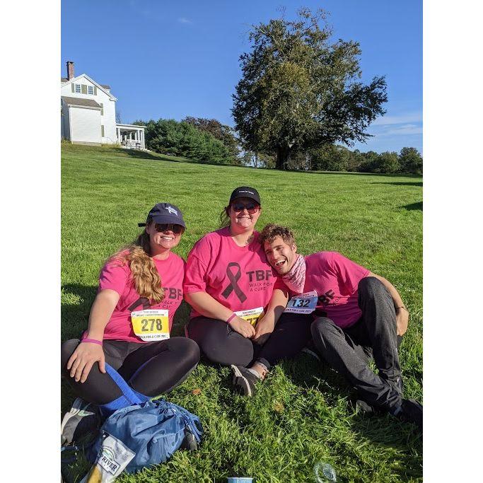 Lori and Kaitlin do their first TBBCF Walk, 2022