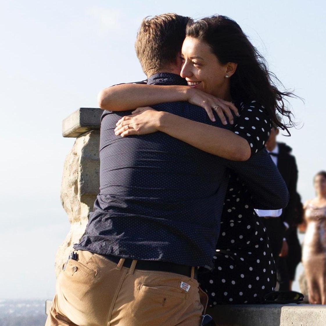 She said "Yes!" three times. Hill top park Long - Beach, CA