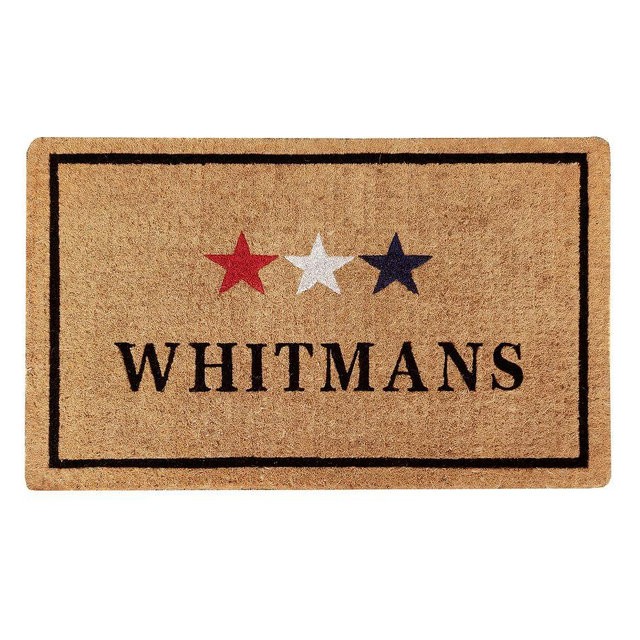 Patriotic Icon Personalized Doormat, 22 x 36", Multi