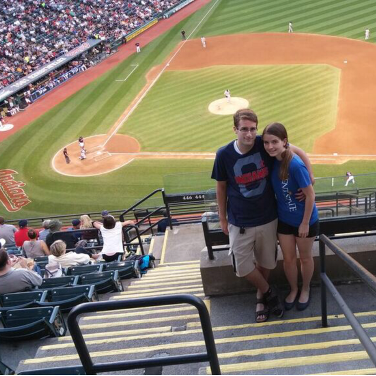 The first of many Indians games we have been to. Now it is a summer tradition for us.