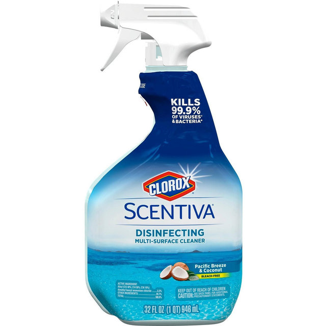 Clorox Scentiva Multi Surface Cleaner Spray Bottle Bleach Free - Pacific Breeze & Coconut - 32oz