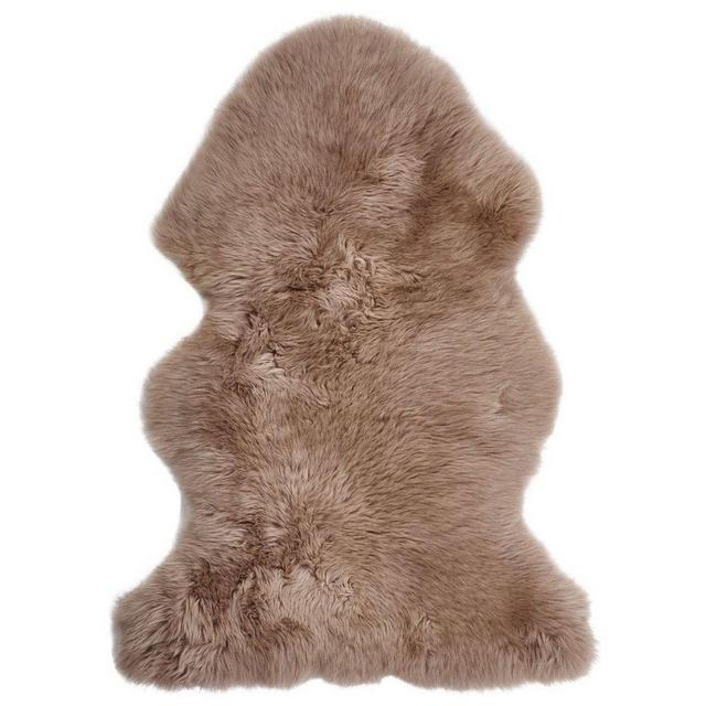 Long Wool Jumbo Sheepskin in Dove