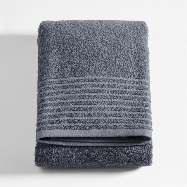 Refibra Pebble Blue Organic Cotton Bath Towel