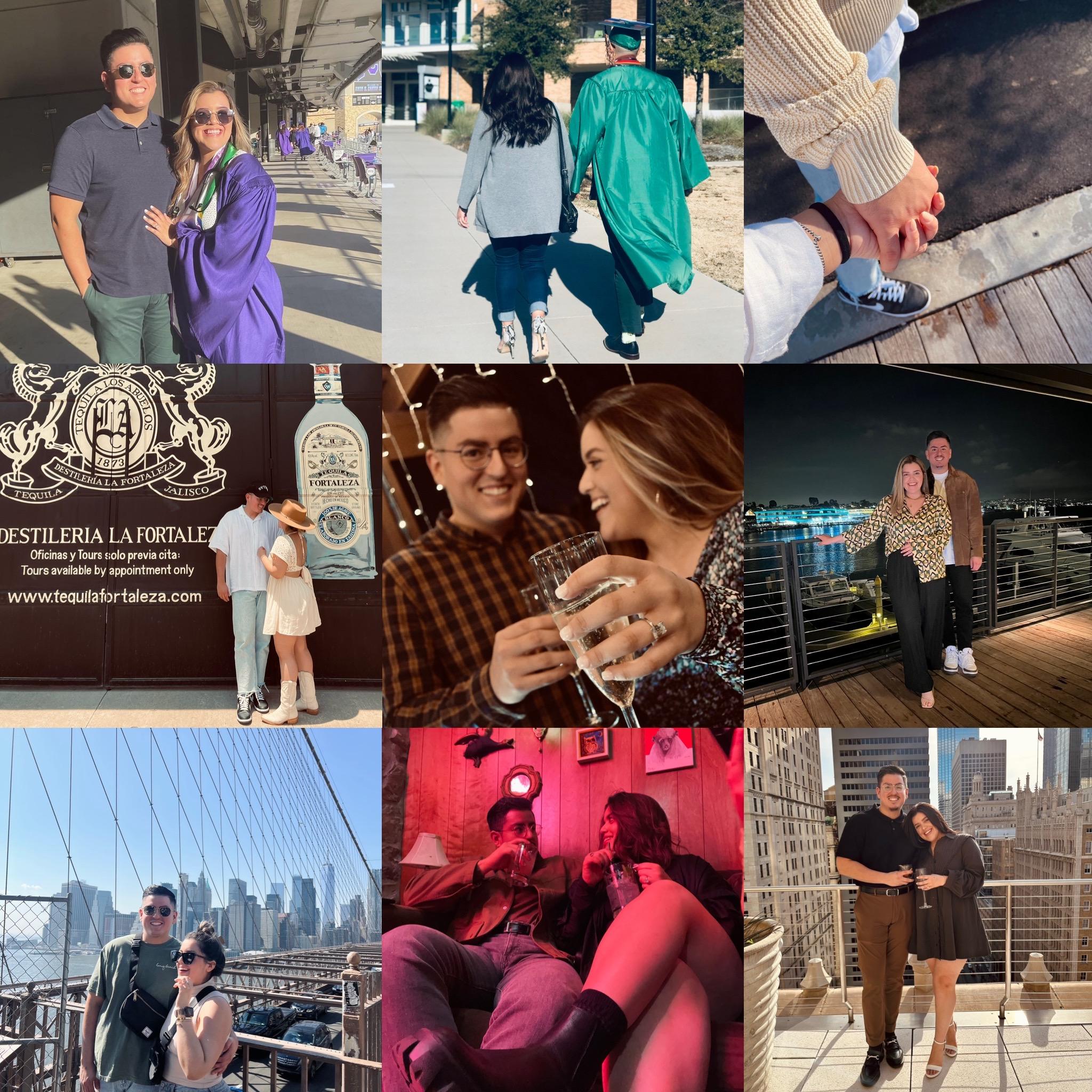 We met each other in middle school, started dating our sophomore year of high school, and the rest is history! We've been part of each other's lives for so many milestones.

A lifetime to go!