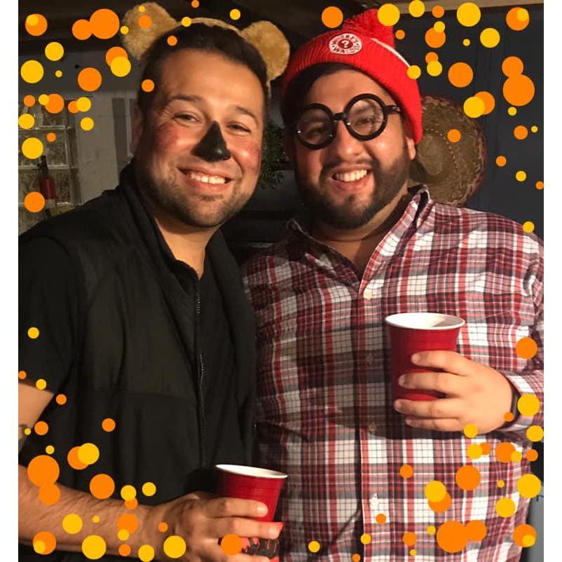 This little bear found Waldo on Halloween