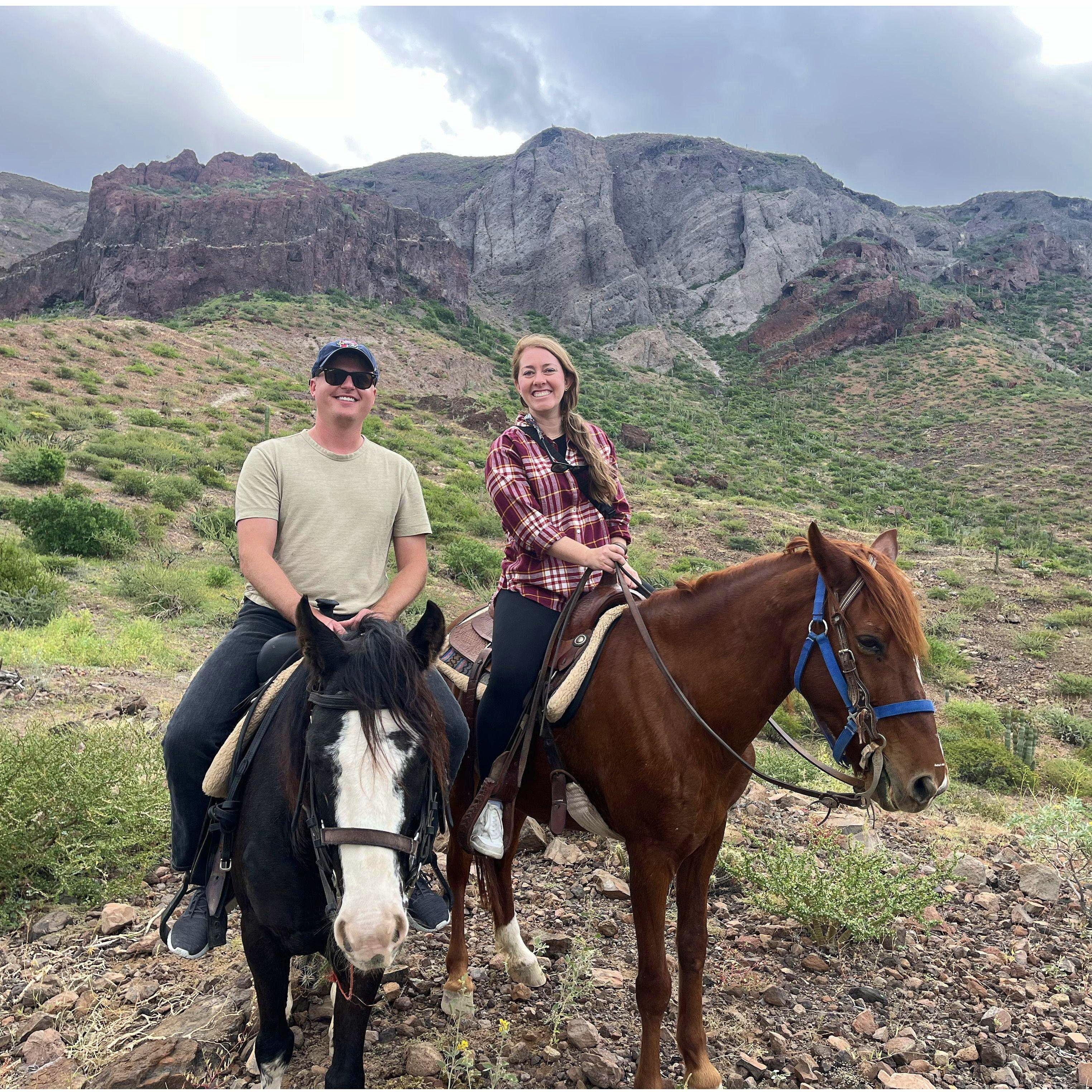 Horseback riding in Mexico