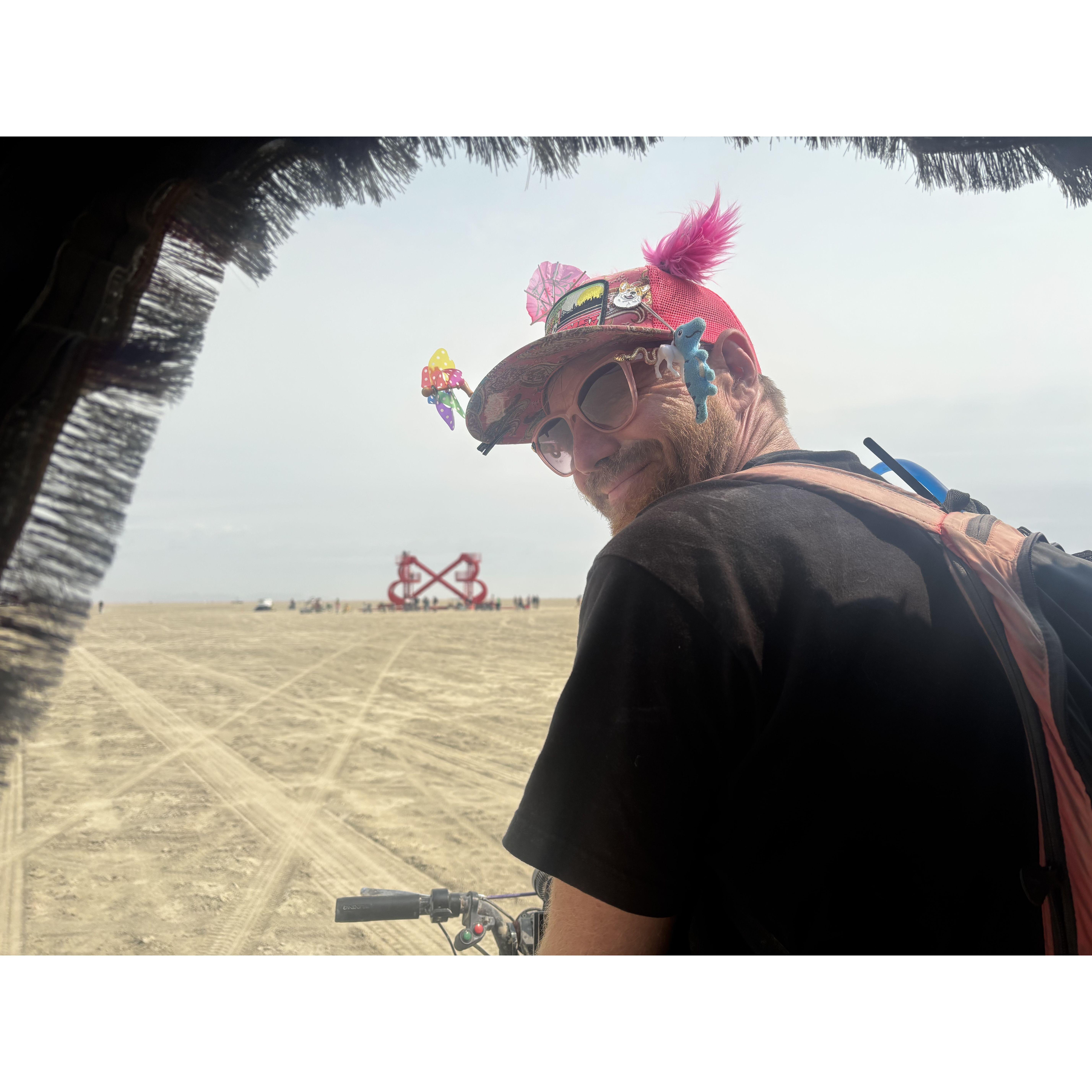 Going to visit the ceremony location for the first time