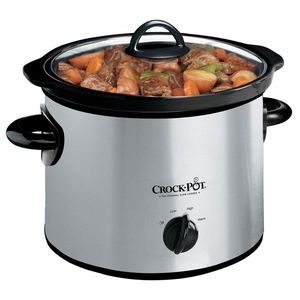 Crock-Pot® 3-Quart Manual Slow Cooker, Silver