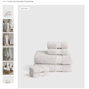 Quince Turkish Ultra Plush Bath Towel Bundle